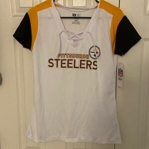 Women's style Pittsburgh Steeler jersey Tshirt. New with tags